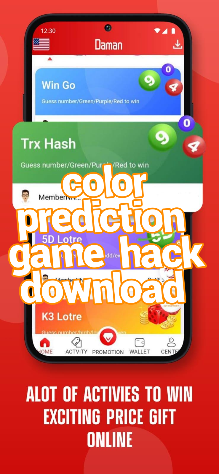 color prediction game hack download Screenshots